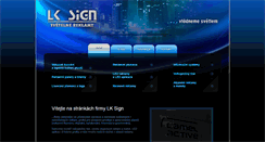 Desktop Screenshot of lksign.cz